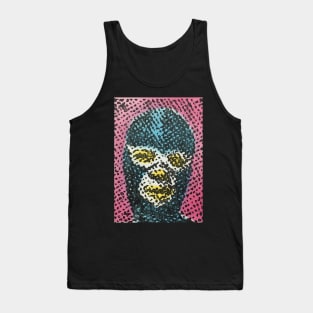 pop art lucha libre mexican wrestling warhol lichtenstein Tank Top